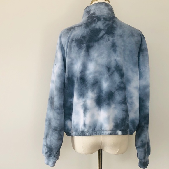 American Eagle Large Blue Stone Washed Sweatshirt - Picture 5 of 8
